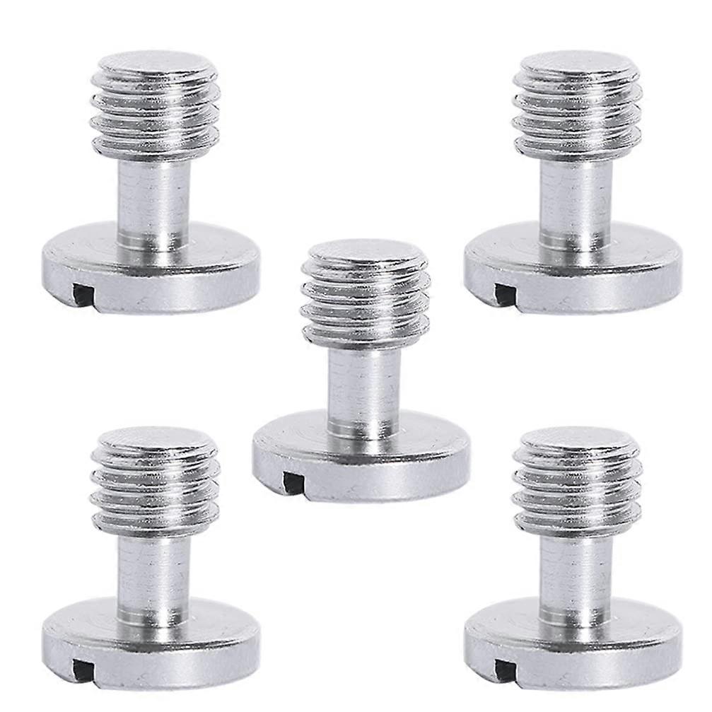 5pcs Camera Gimbal Screw Nickel Plated Iron Quick Release Tripod PTZ