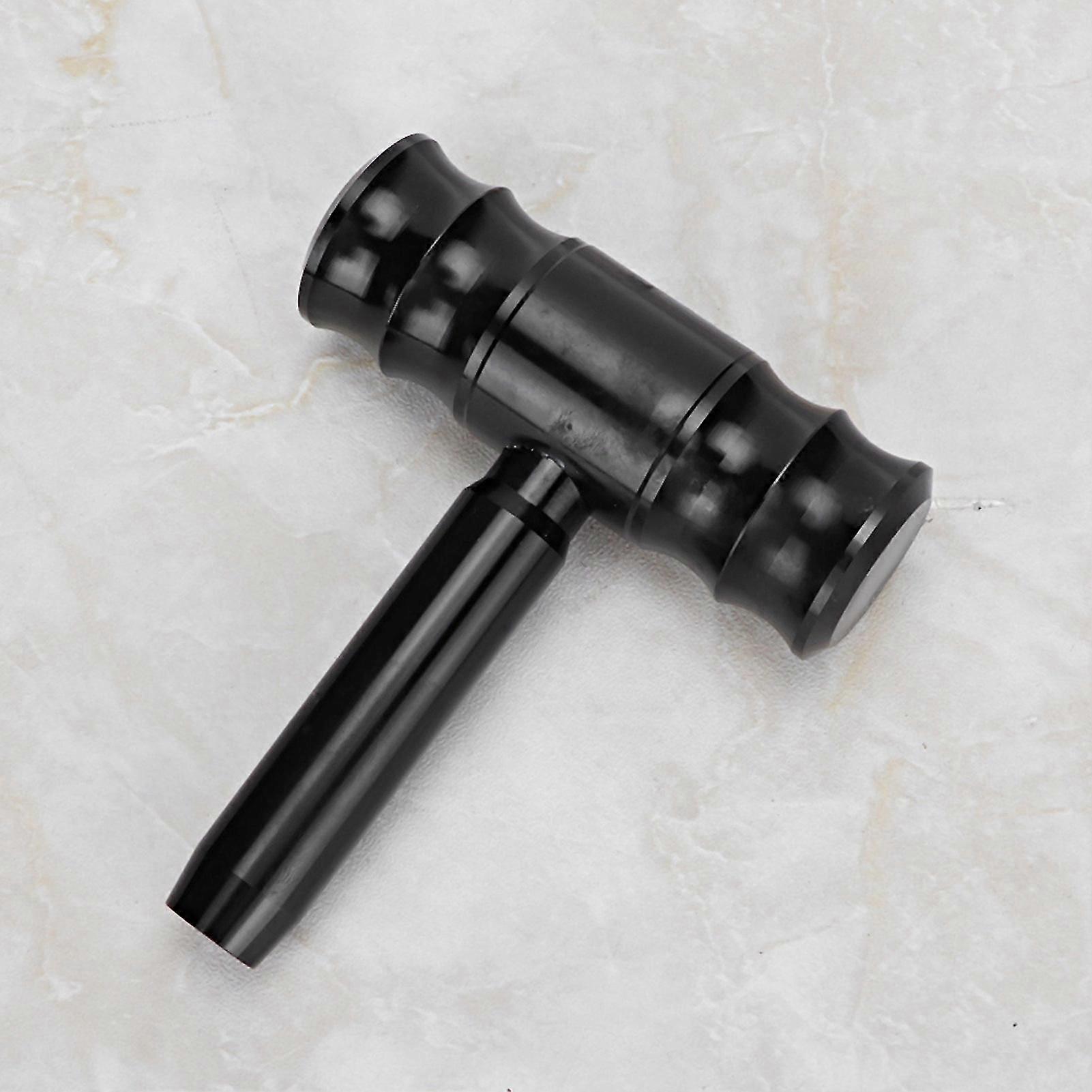Black Aluminum Alloy Car Modified Aircraft Joystick T Handle Shift Head Gear Knob 0.47in