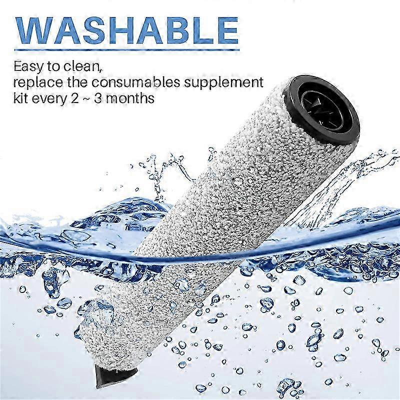 Replacement Brush Roller Pack for IFloor 3/Floor One S3 Wet Dry Cordless Vacuum (2 Pack)