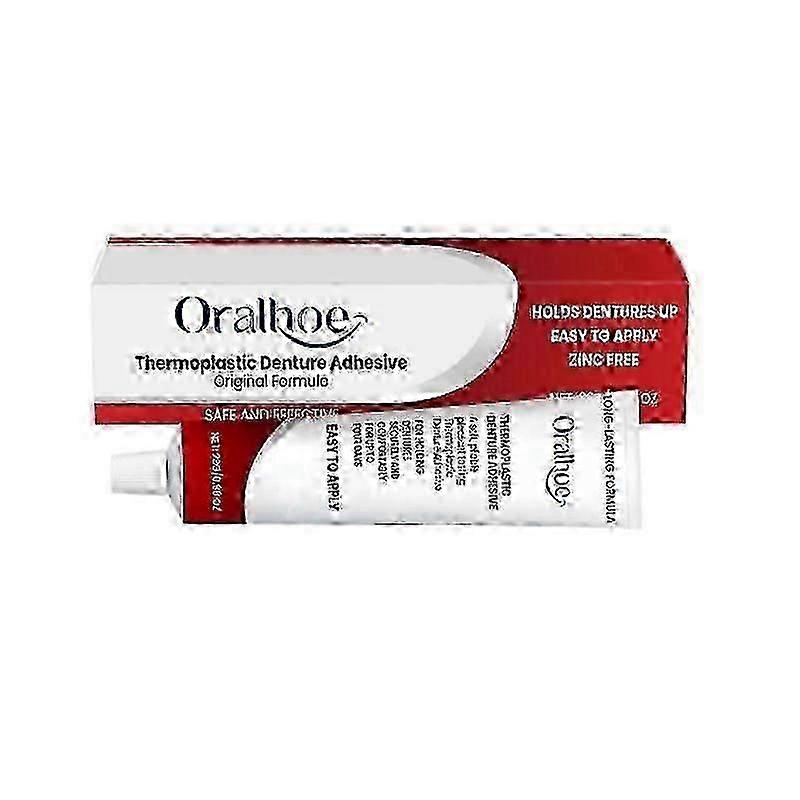 Long Lasting Thermoplastic Denture Adhesive, Refits and Tightens Loose Up