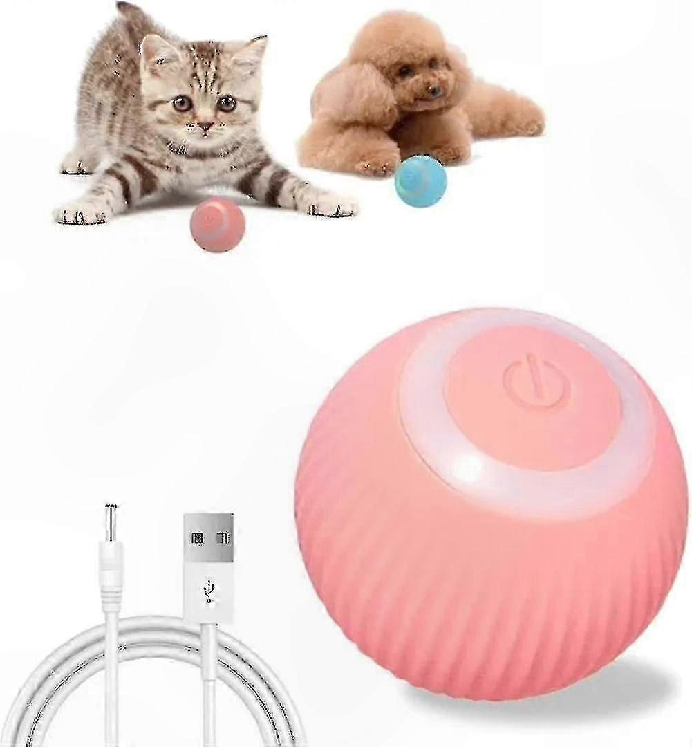 Interactive Cat Ball Toy Automatic Rolling Intelligence Feline Plaything