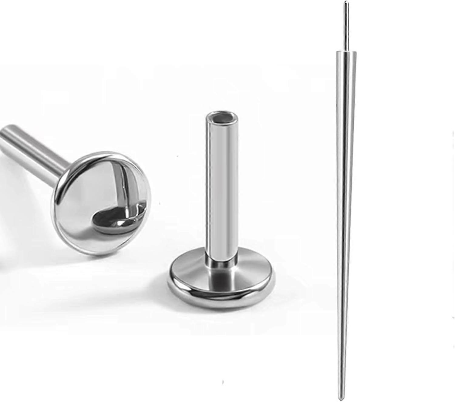 Threadless Labret Stud Repalcement for Flat Back Earrings Nose Tragus Helix