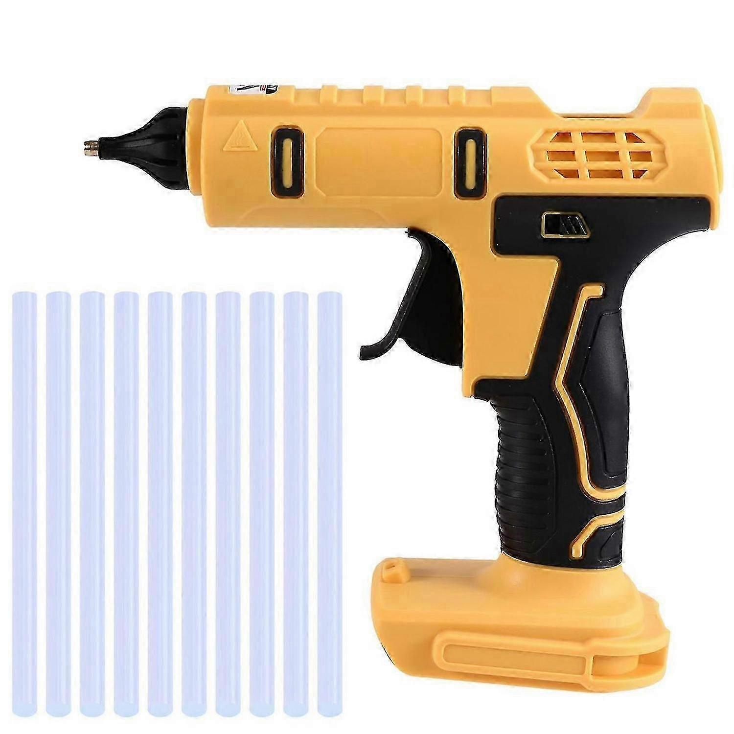 ホットグルーガン100W家庭用DIY修理ツールDeWalt 18用充電式電気熱温度ガン