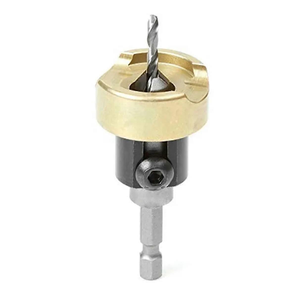 82 Degree Woodworking Countersink Drill Bits Carbide Tipped with Adjustable Depth Stop No Thrust Bal