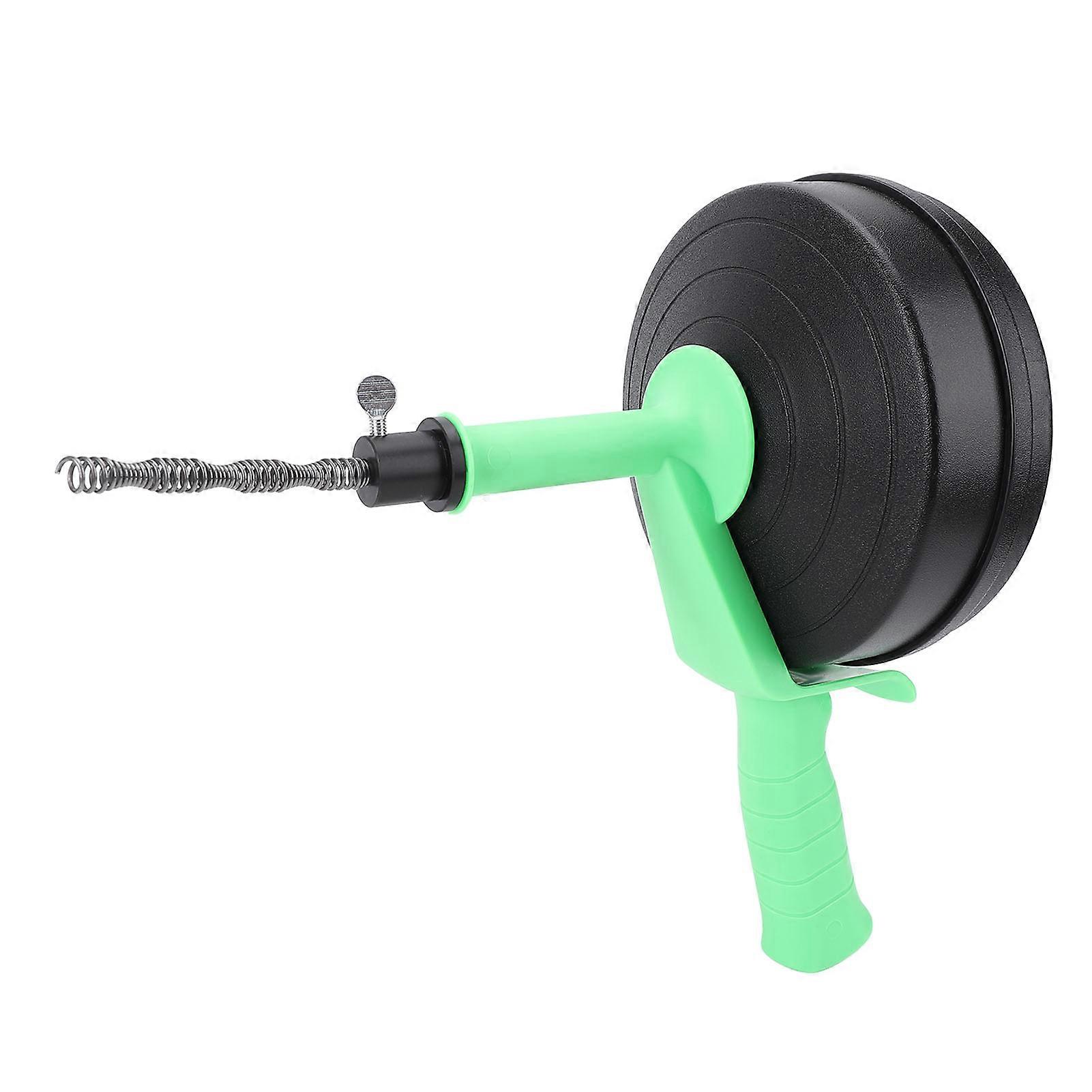 Handheld Drain Cleaner Tool with 5m Spring for 1/2-3 Inch Pipes