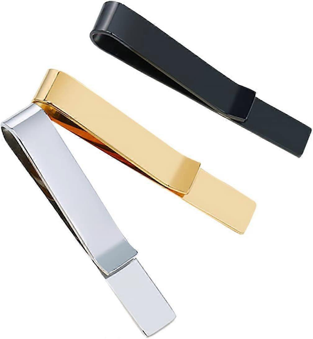 Tie Clips Silver Neck Men Tie Holder Clip Gold Collar for Buckle Tie Decoration