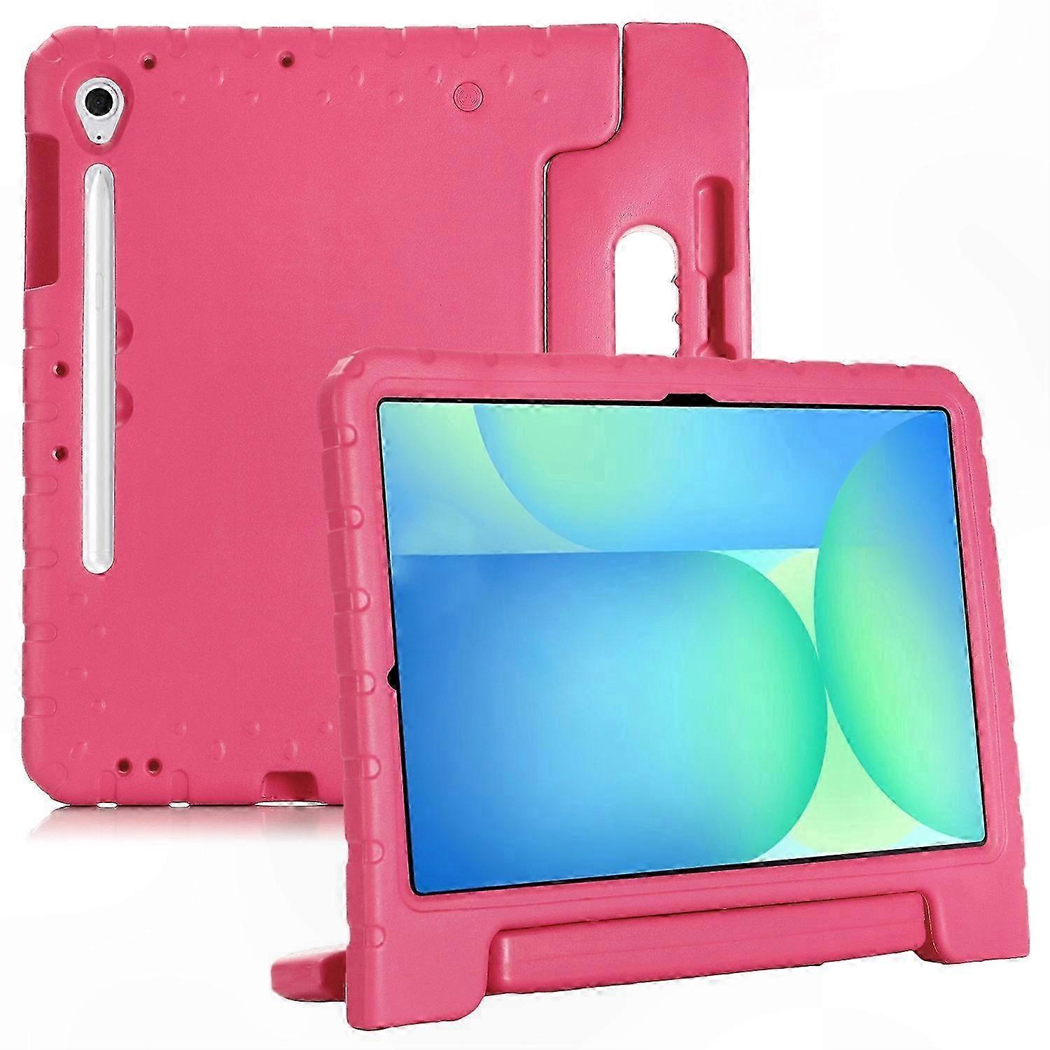 Shockproof Case with Kickstand and Handle for 10-Inch Tablets, Protective Cover for Kids