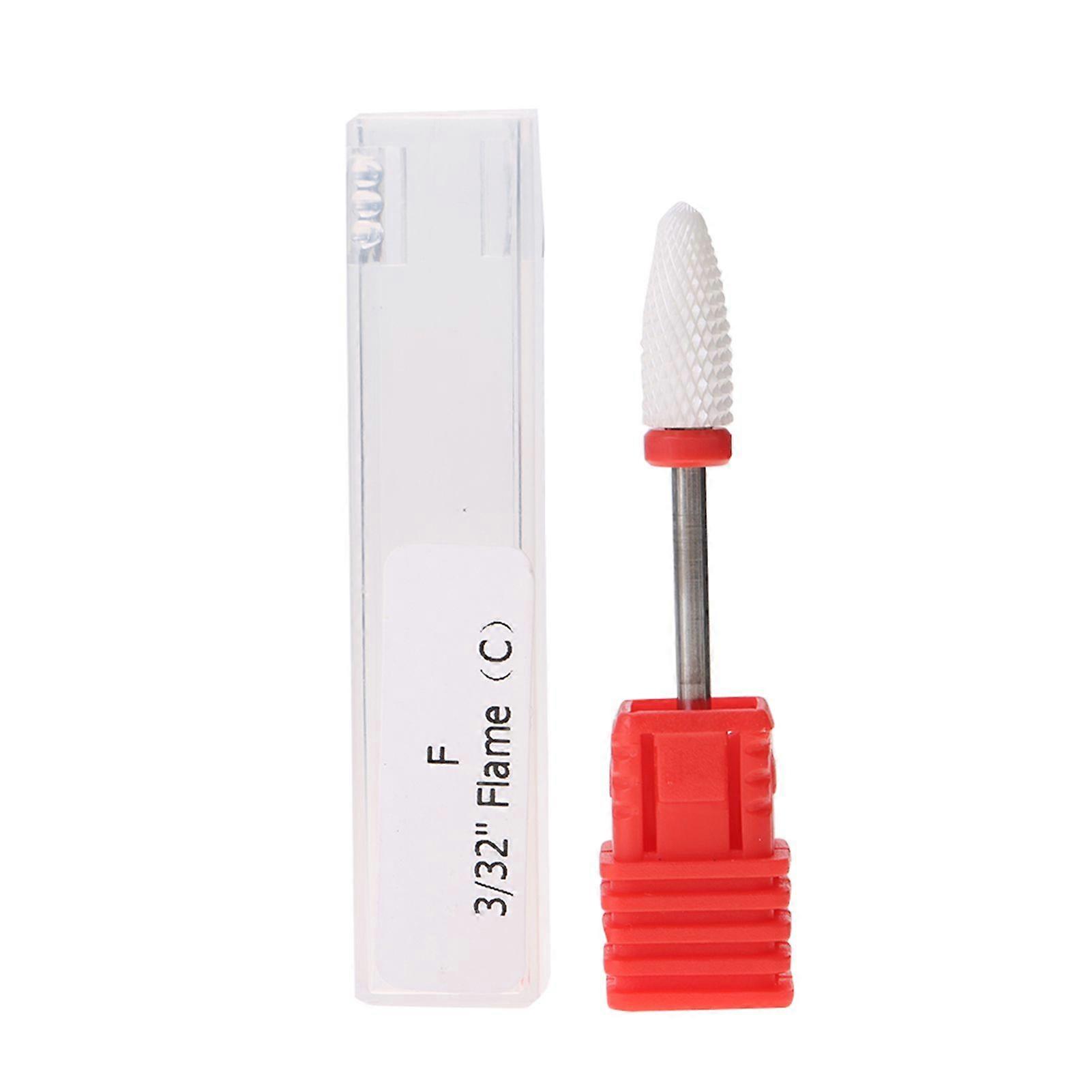 Nail Drill Bit Ceramic Grinding Head Manicure Machine Accessories Tool Round Corn Head