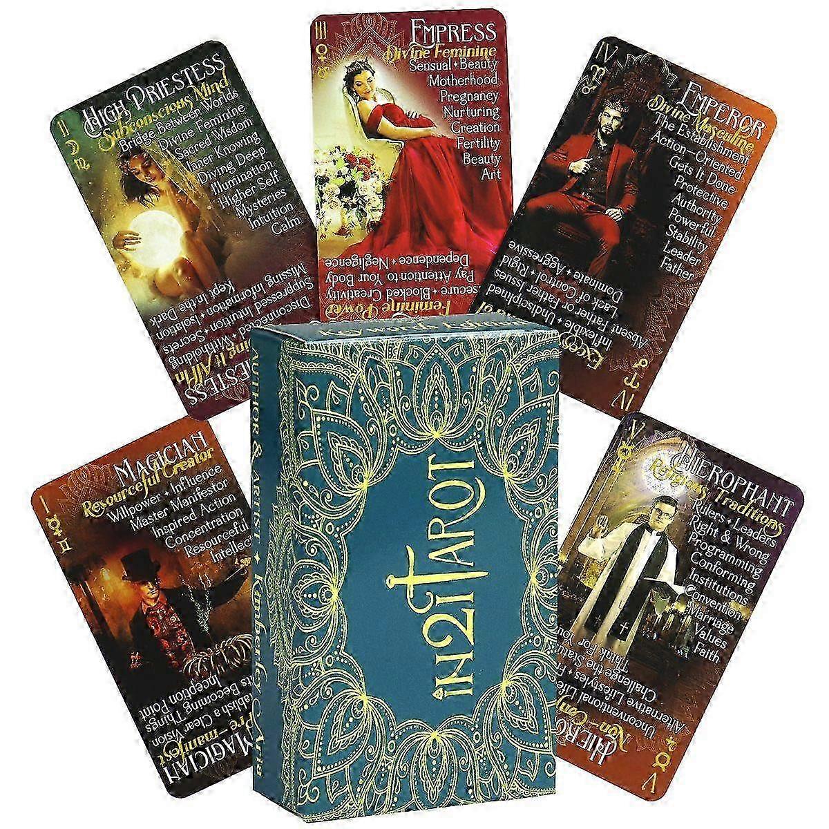 In21 Tarot Deck Divination Cards Beginners Guide Fortune Telling