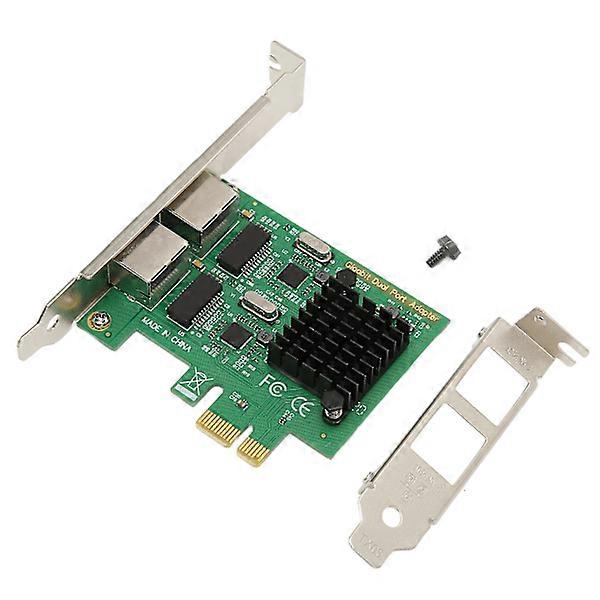 PCI E NIC Netzwerkkarte 2-Wege-RJ45-Anschluss für RTL8111G Chipsatz PCIE X1 Ethernet LAN Adapter für Win für Linux für VMware