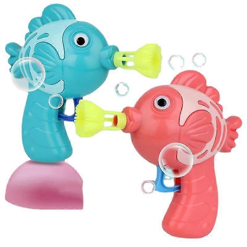 Cute Fish Soap Water Bubble Gun Bubble Blower Machine Toy For Kids