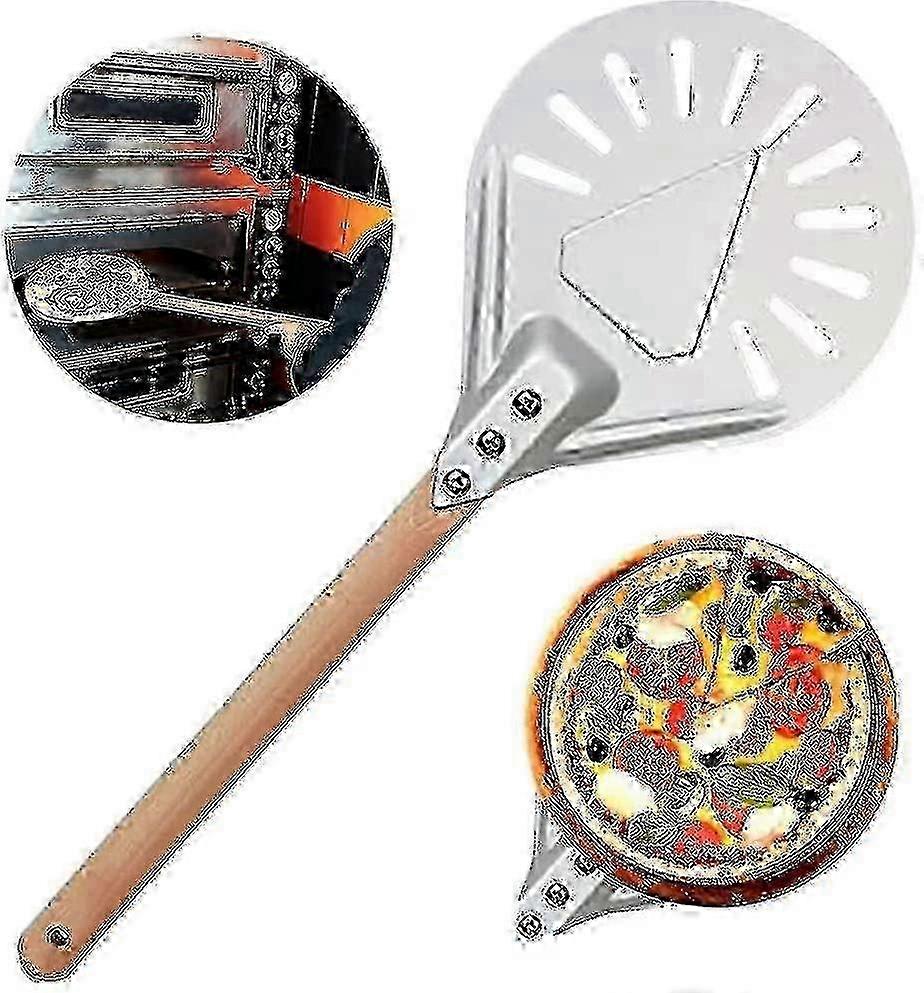 7" Pizza Turning Peel Pizza Shovel Paddle Pizza Server Cake Spatula...