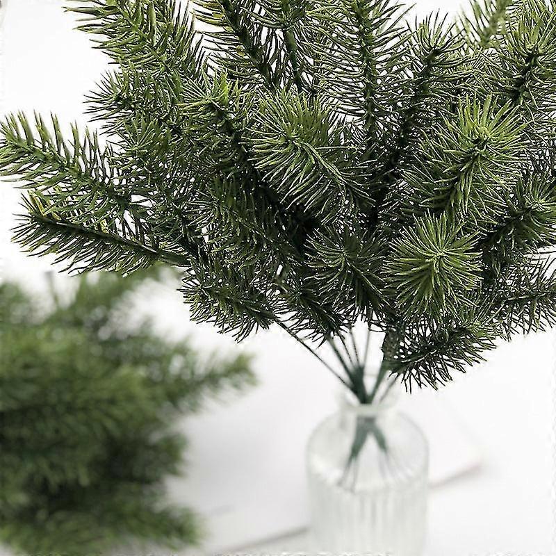 Xmas Ornaments Christmas Decorations Simulation Five Forks Pine Ne...