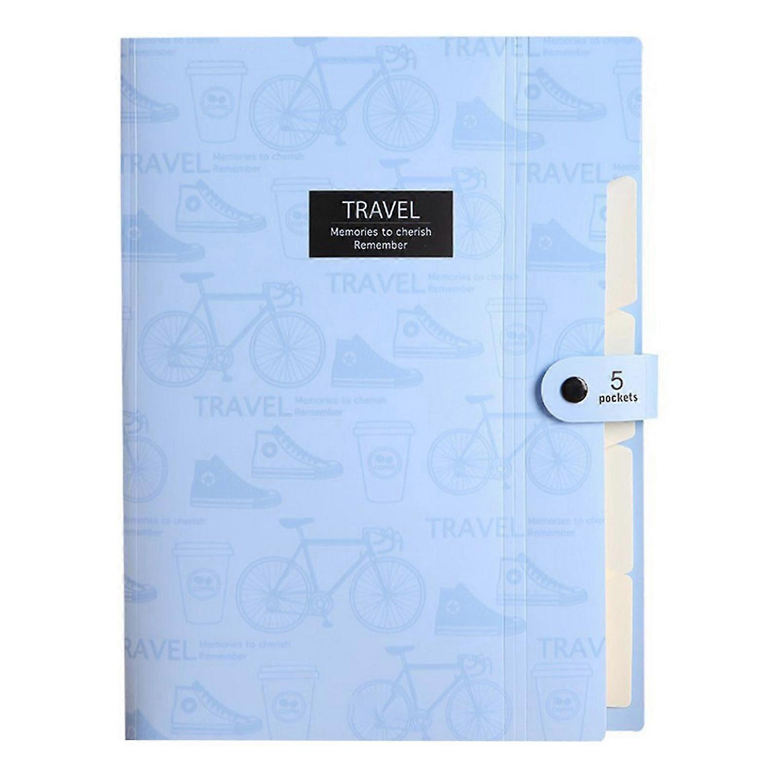 Waterproof Aesthetic Receipt Organizer Folder for Bills and Important Documents