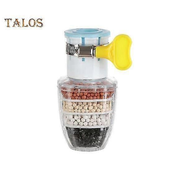 Tap Water Purifier Splash-proof Corrosion Resistant Long Lasting Great Faucet Purifier 6 Layers Fine Filtering Gadget for Bathroom