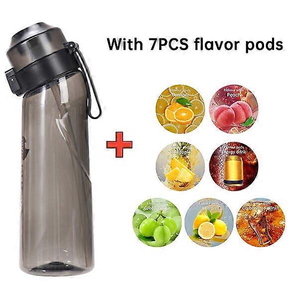 Water bottle, 650ml, with handle, one-key opening and leak-proof