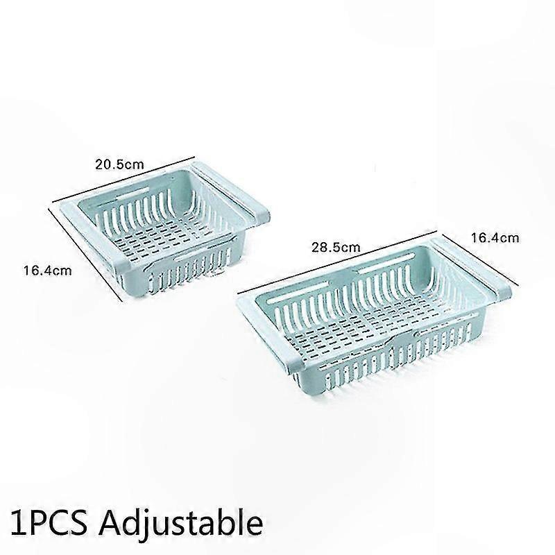 Plastic Refrigerator Drawer Organizer Shelf Storage Container Box for Fridge