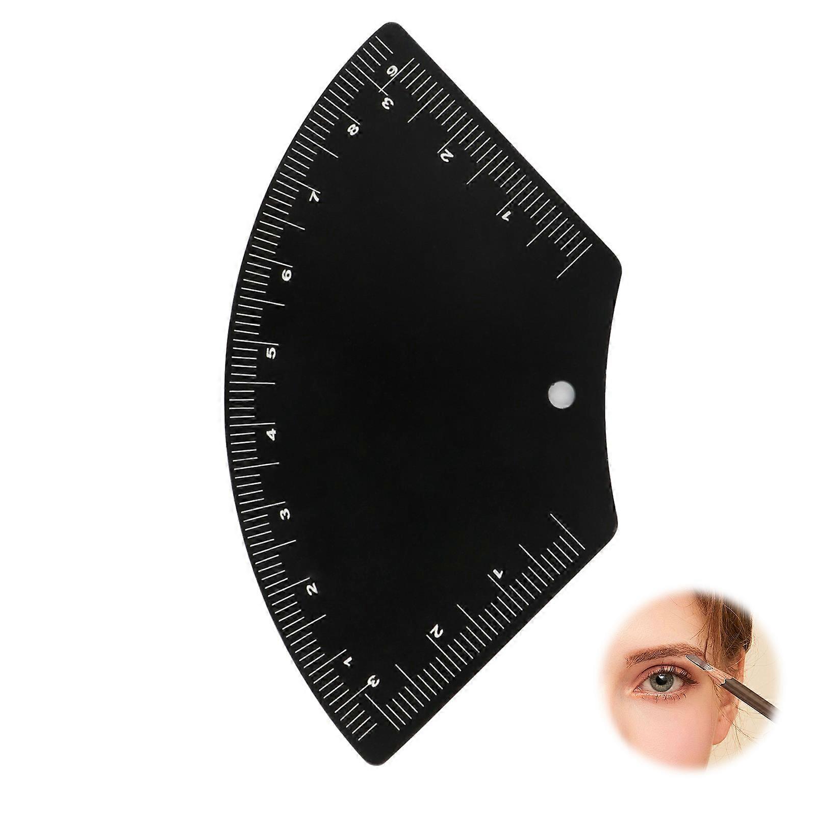 Adjustable Brow Stencils Featuring Measurement Markers & Type Templates Easy to Carry for Excellent Application Use Multicolor