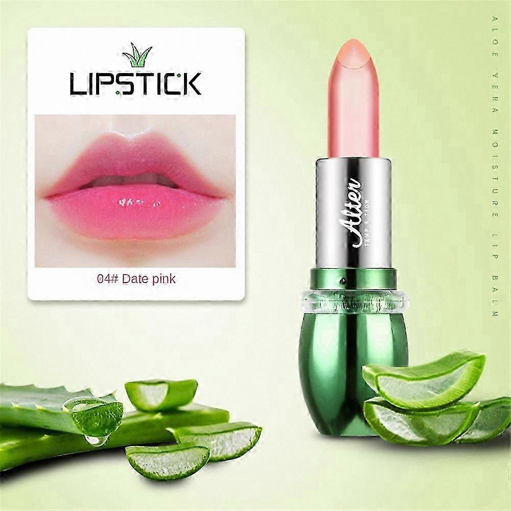 Moisturizing Color-Changing Lipstick with Aloe Vera for Long-Lasting Hydration and Comfort