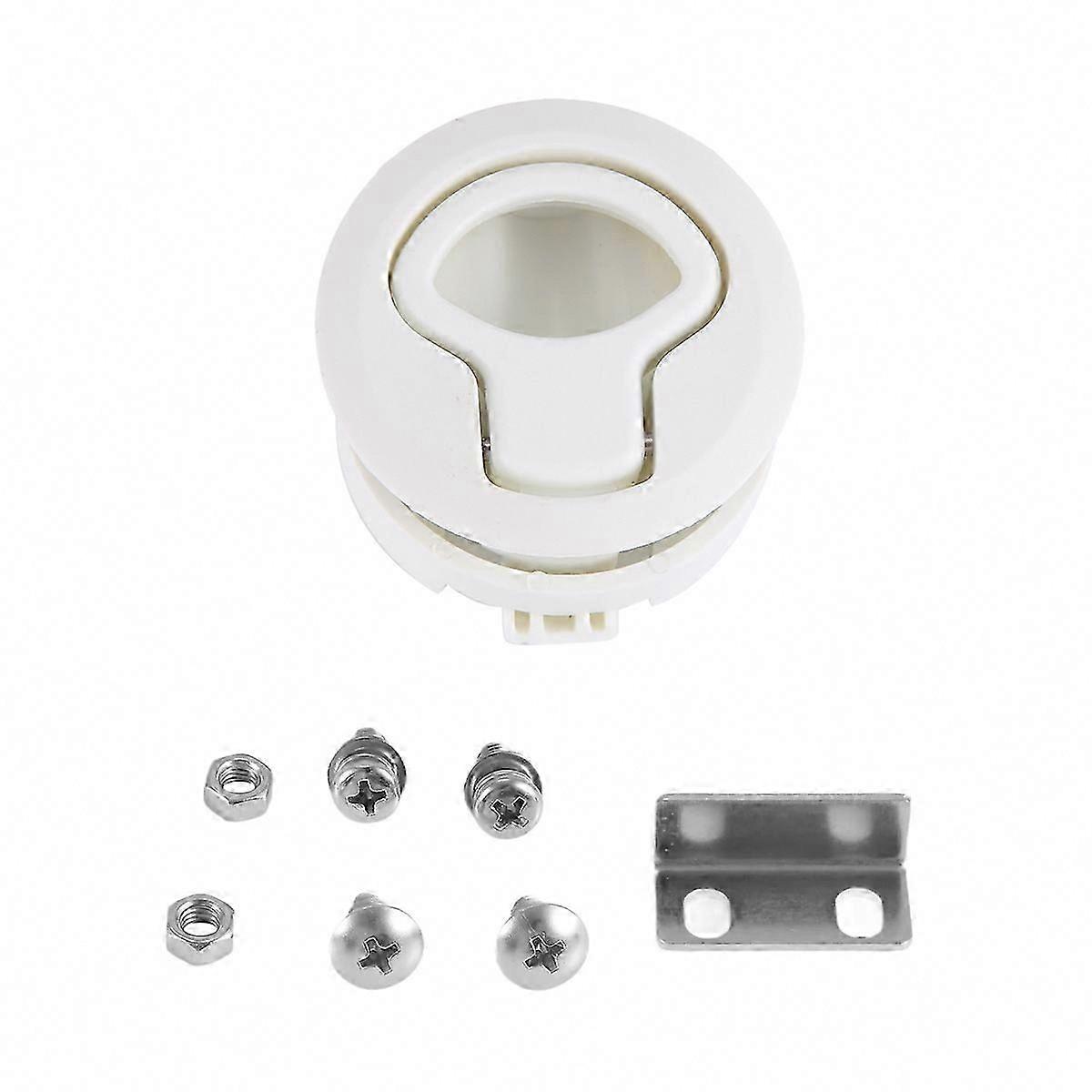 Latch Hatch Round Pull for 1/4 Door Boat Deck Hatch RV Cabinet Yacht