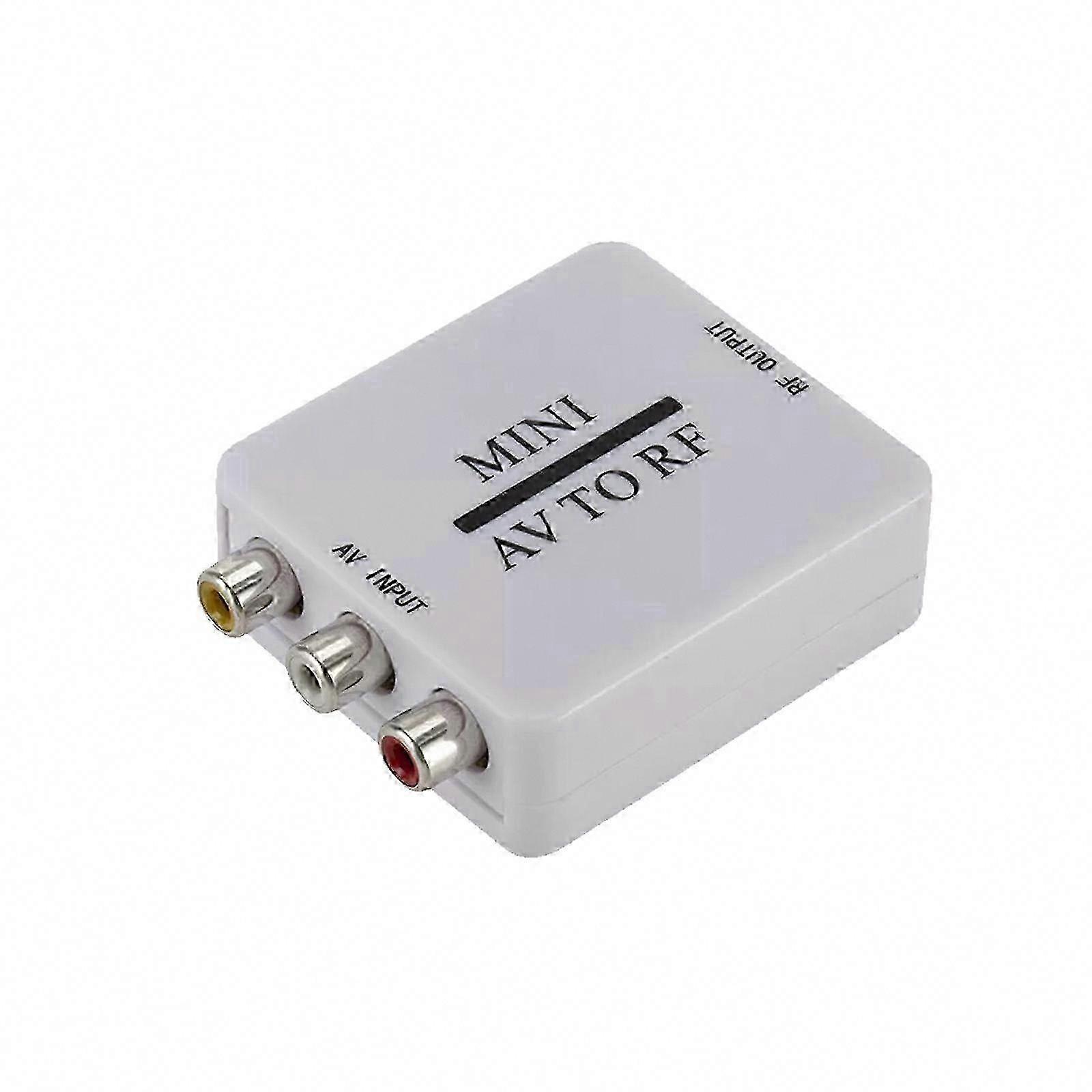 RF Modulator - RCA/Composite A/V to RF/Coax/Coaxial Converter Kit SZRH A-F