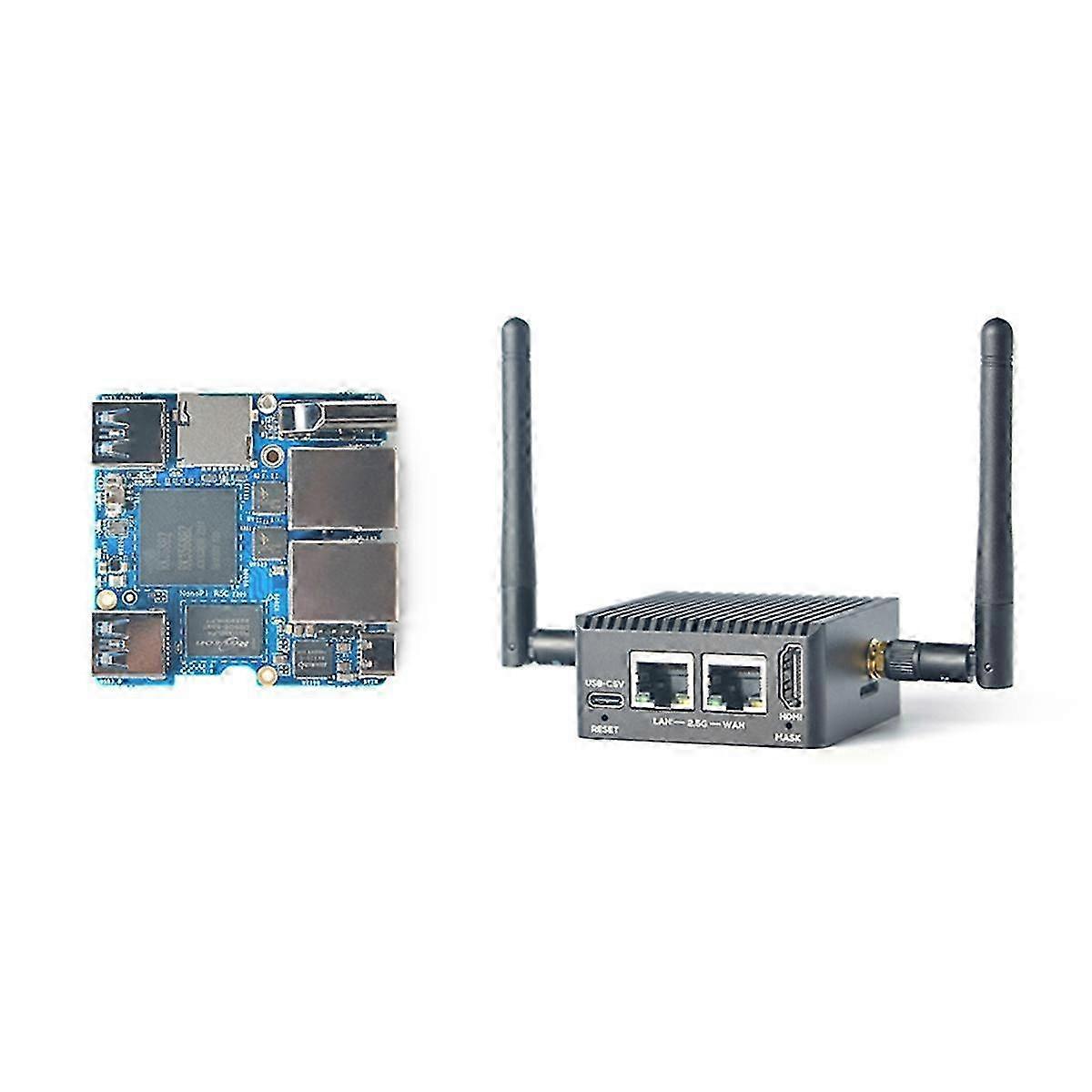 NanoPi R5C with Rockchip RK3568B2 & A55 Dual Core, 2.5G Ethernet & M.2 WiFi Module, Supports Linux/OpenWRT/Debian