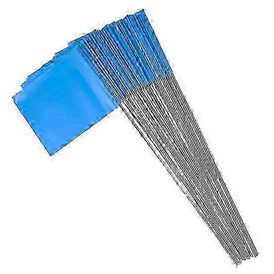 100Pcs Marking Flags Lawn Flag Markers Waterproof Non-Fading Widely Used PVC Landscape Flags Sprinkler Flags Edition 0927