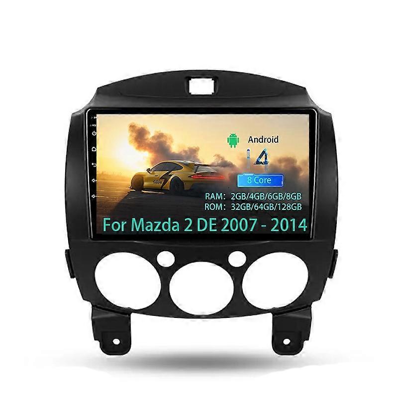 9Inch Android Car Radio for MAZDA2 Mazda2 2007 - 2014 Multimedia Player CarPlay Android Auto