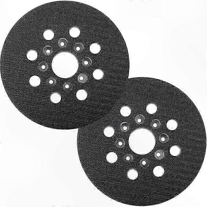 Replacement Sanding Pads with Eight Holes, Compatible with Multiple Sanders, 2-Pack