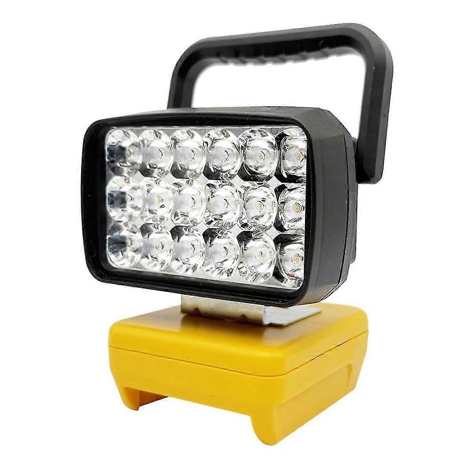 18 Beads LED Work Light Torch Flashlight Lantern Camping Emergency Lighting for 18V 20V Li-Ion Batte