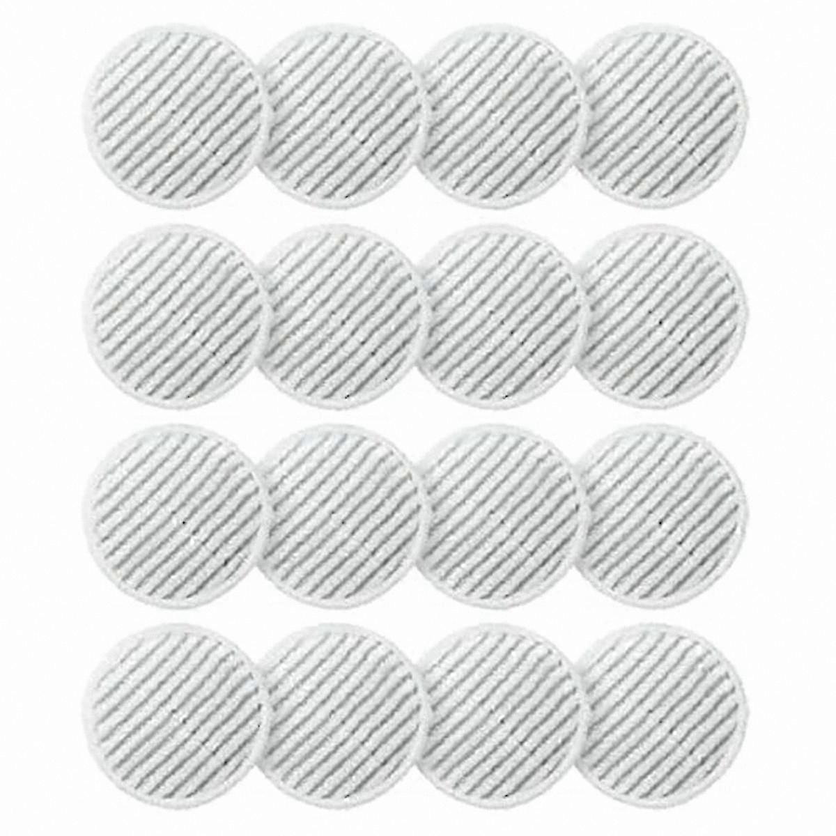 16-Pack Washable Microfiber Pads for Steam Mops, Fits Select Models