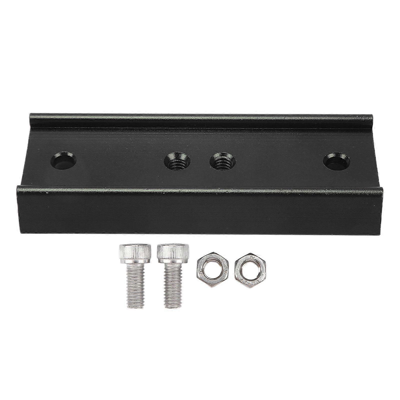 4.25in Dovetail Plate Telescope Dovetail Mounting Plate for Equatorial Telescope Theodolite Tripod Black