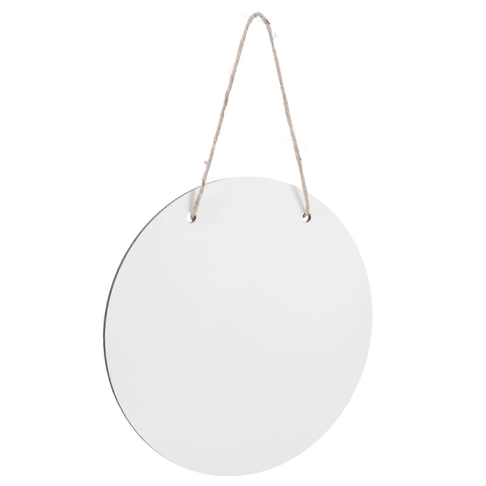 Blank Hanging Sign Sublimation Door Hanger for Decor 3Pcs White Decorative Set