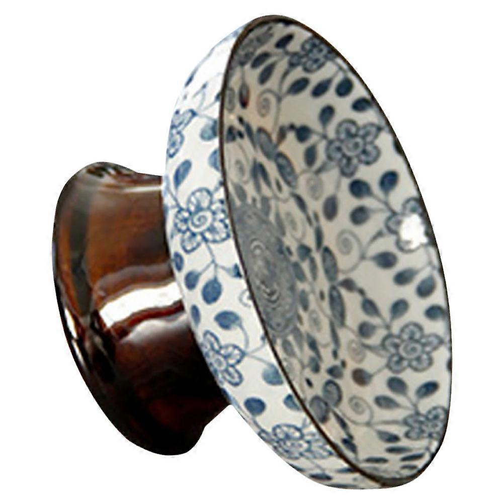 Dry Fruits Serving Tray Food Tray Ceramic Round Candy Container Multi Color Ceramic Serving Tray Food Serving 1Pcs