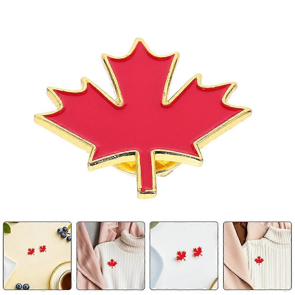 Leaf Badge Pin Made for Travel with 72Pcs Metal Enamel Brooch Set