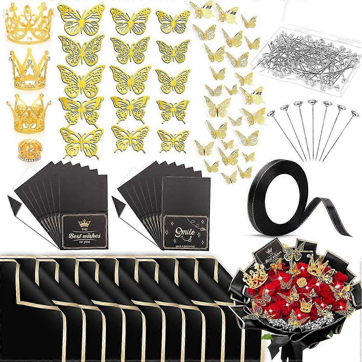 Waterproof Flower Wrapping Paper,Bouquet Wrapping Paper Sheets