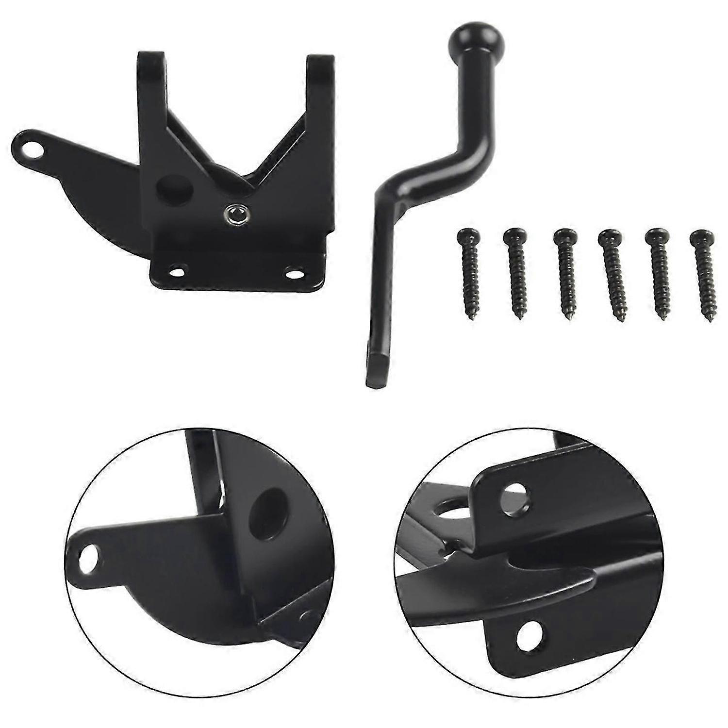 3Set Self Locking Gate Latch Automatic Heavy force Lever Fence Gate Lock