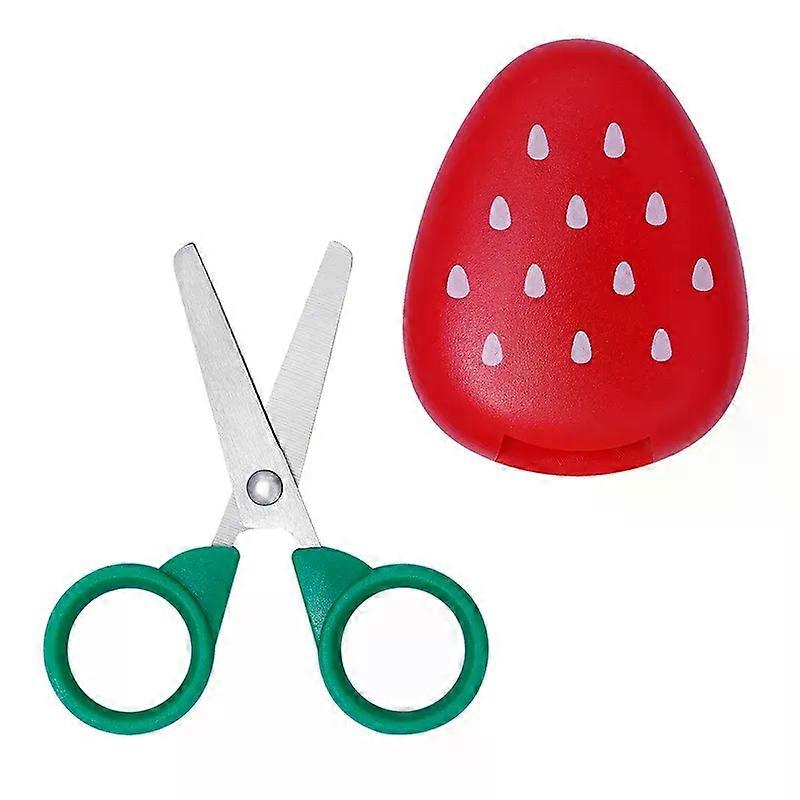 1pc Scissors Fruit Shaped Safety Scissors for DIY Handmade Craft Paper Cutting Tool