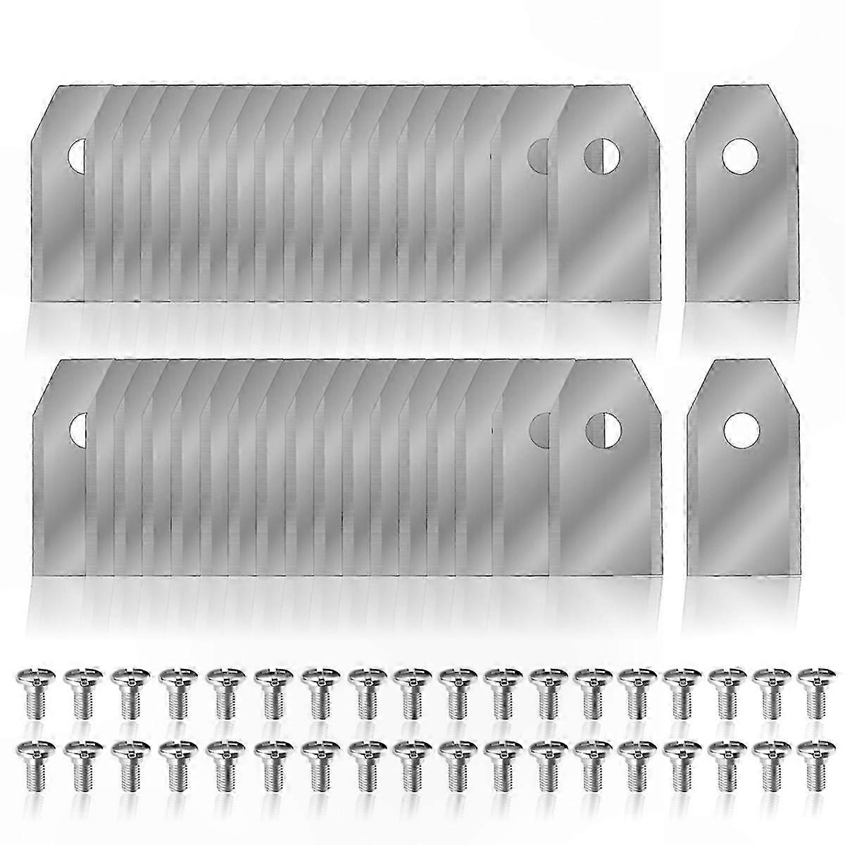 36 Replacement Blades for Robotic Lawn Mower with Screws, Compatible with I105N/I108N/I110N/H500N/H800N/H1500N/H3000N Models