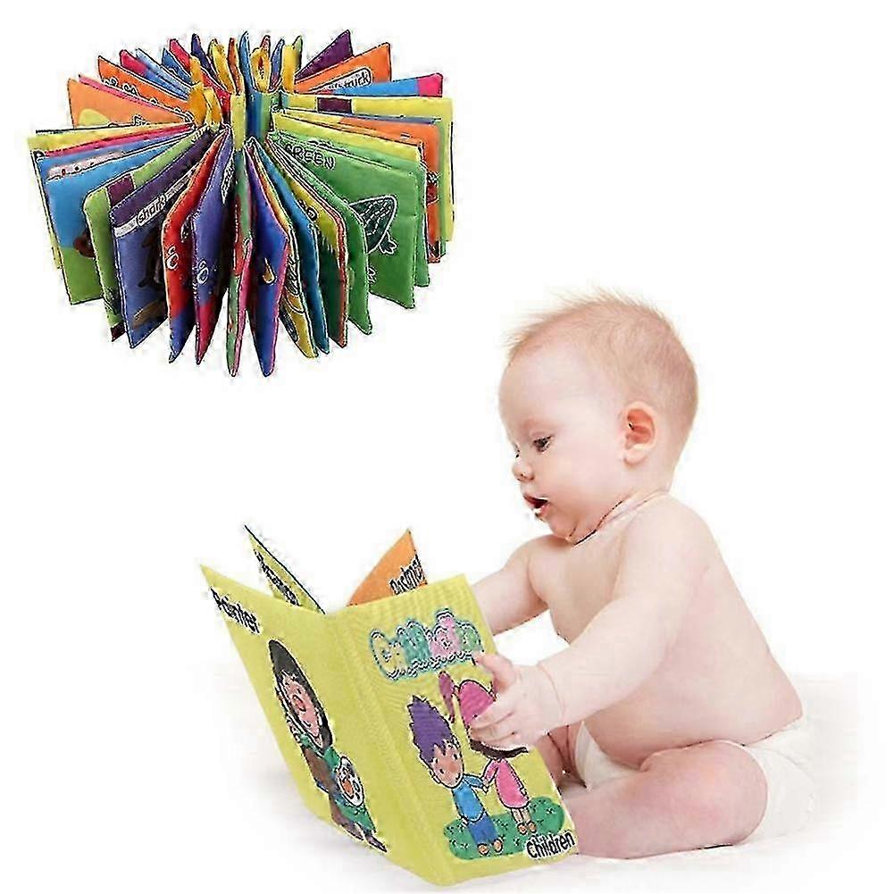 Infant Baby Intelligence Development Early Cognize Cloth Book Educational Toy