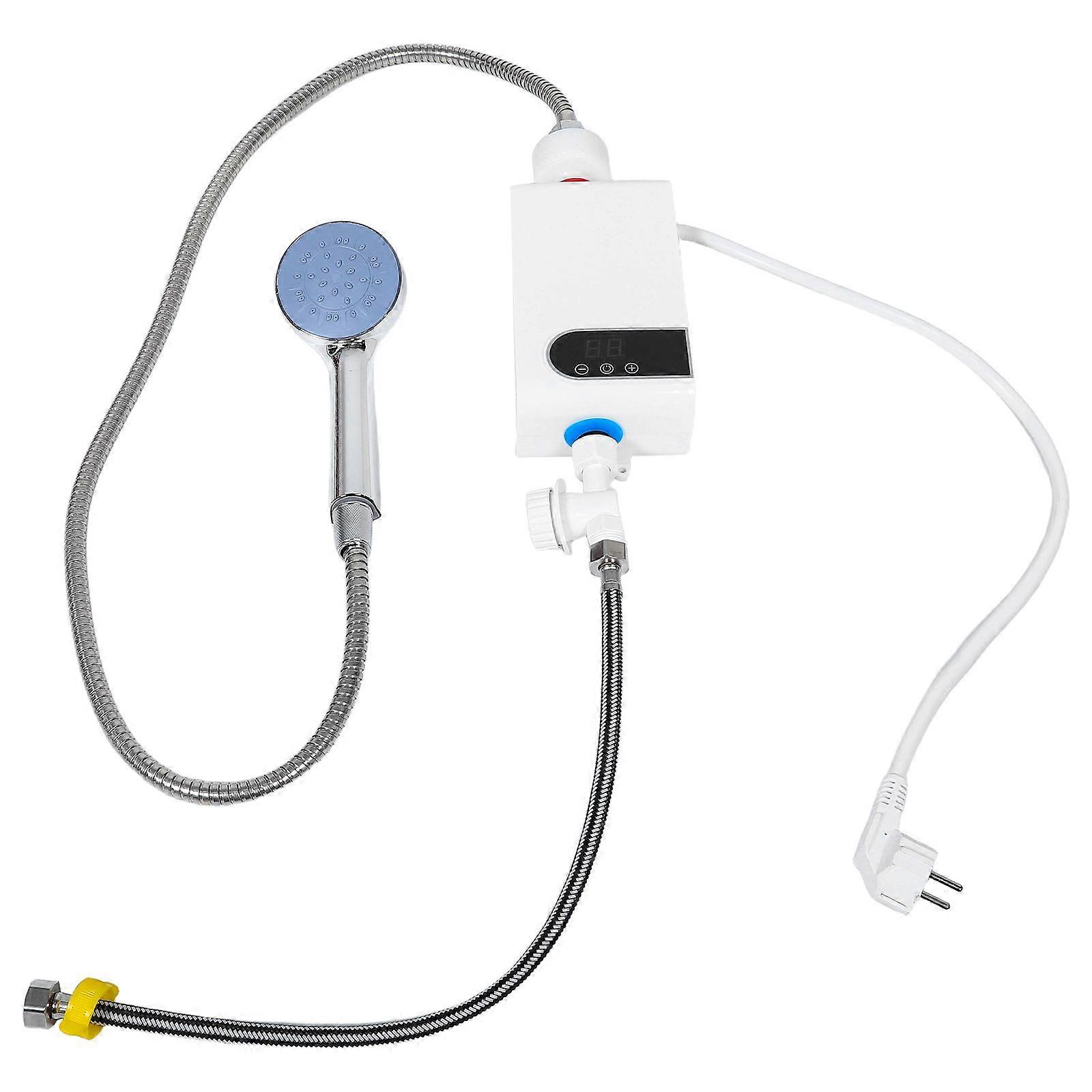 1 Set Tankless Water Heater Instant Water Heater Small Electric Water Heater With EU Plug