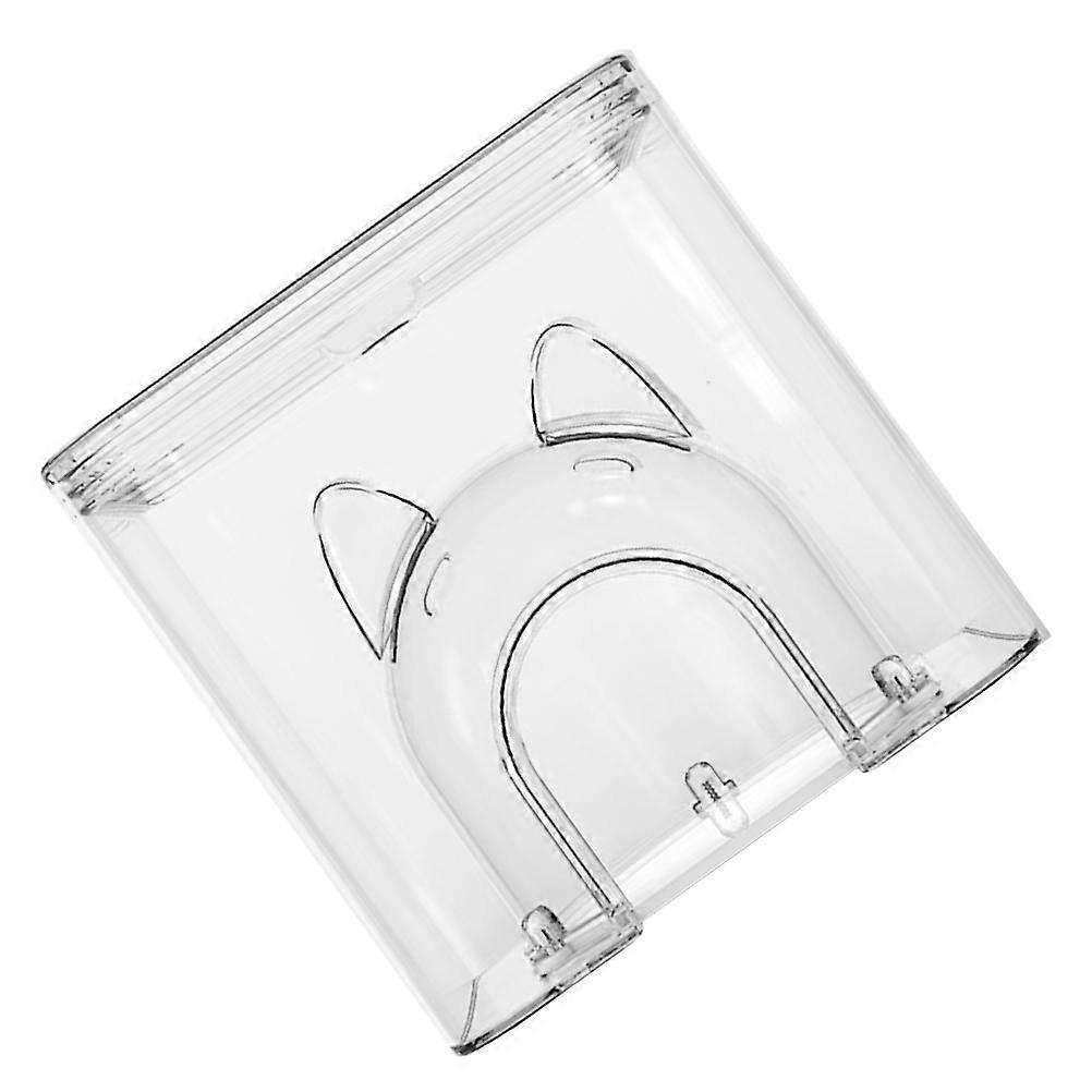 Hamster Hideout Hamster Hut Semi Closed Design Summer Use Transparent Acrylic 1Set