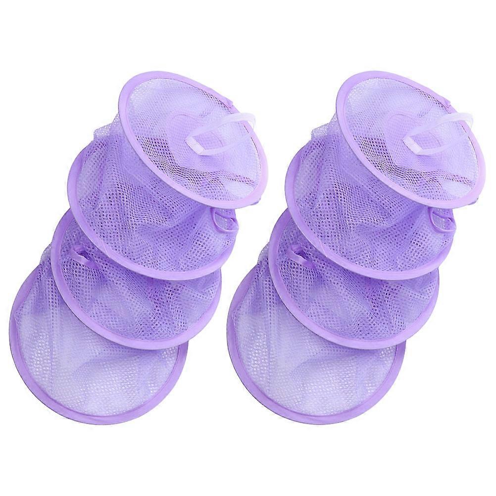 Toy Holder Hammock 2Pcs For Wall Hanging And Door Back Hanging In Violet With Creative Folding Design