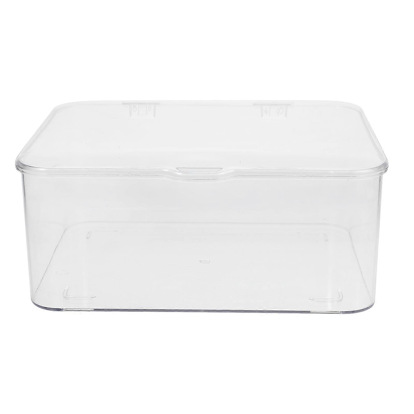 Clear Desktop Storage Box for Tea Cup Storage 3Pcs Set