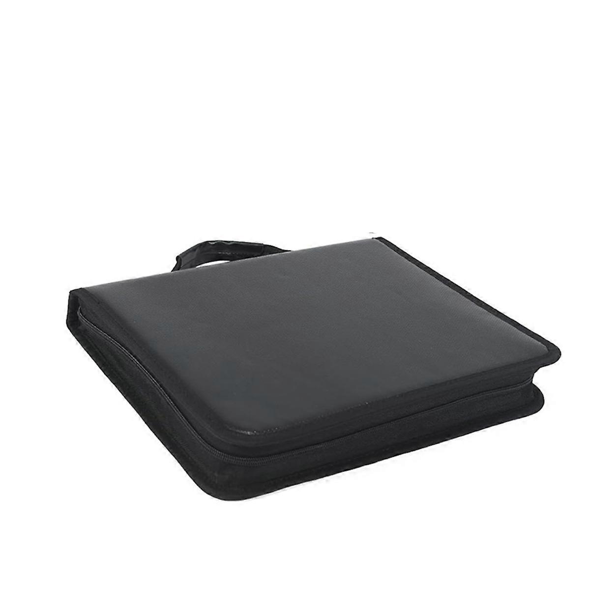 Zippered Key Case, Portable Key Organizer with Handle, Waterproof & Fireproof Key Binder with 54 Ho