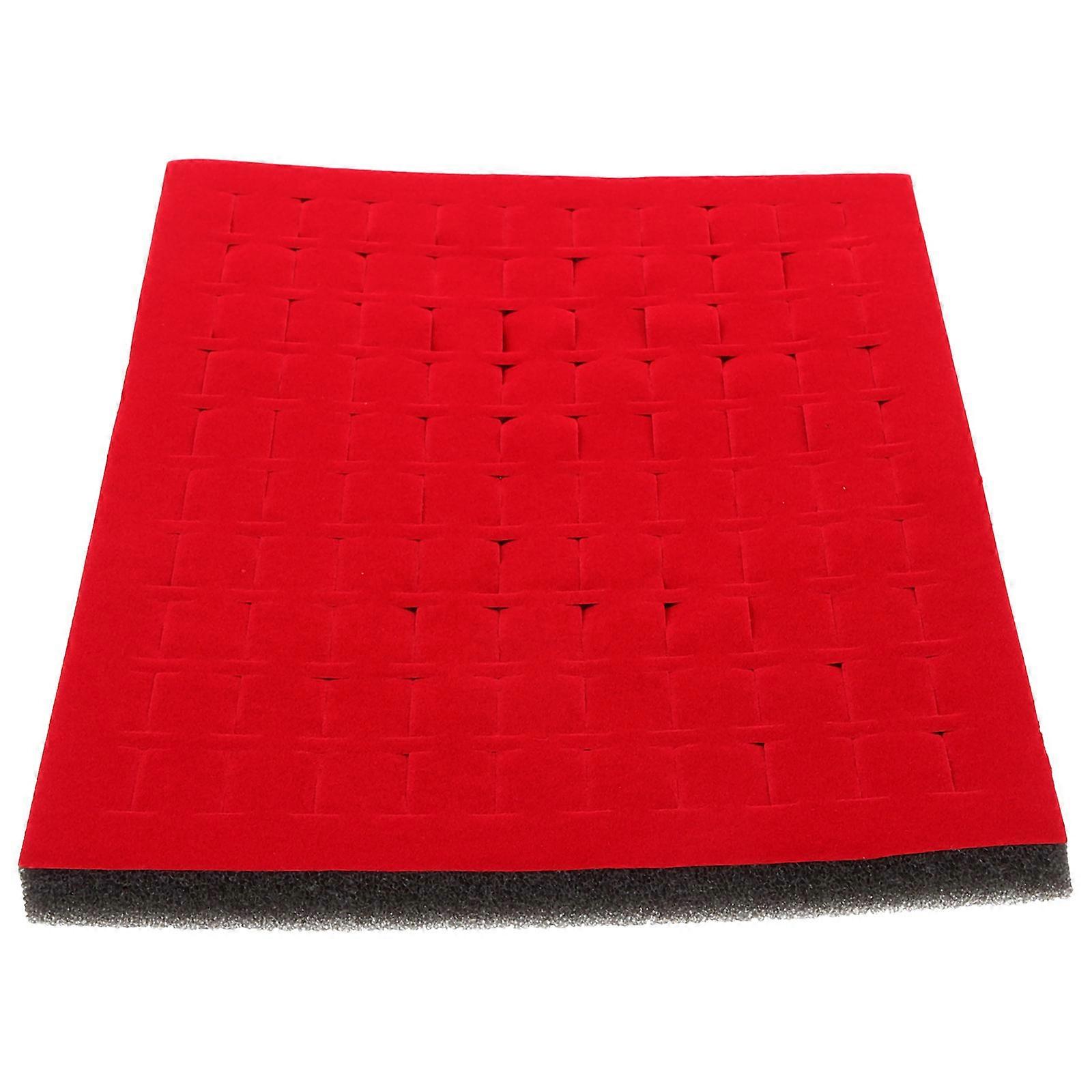 Ring Insert for Jewelry Box Jewelry Box Inserts 2Pcs Red Sponge Insert