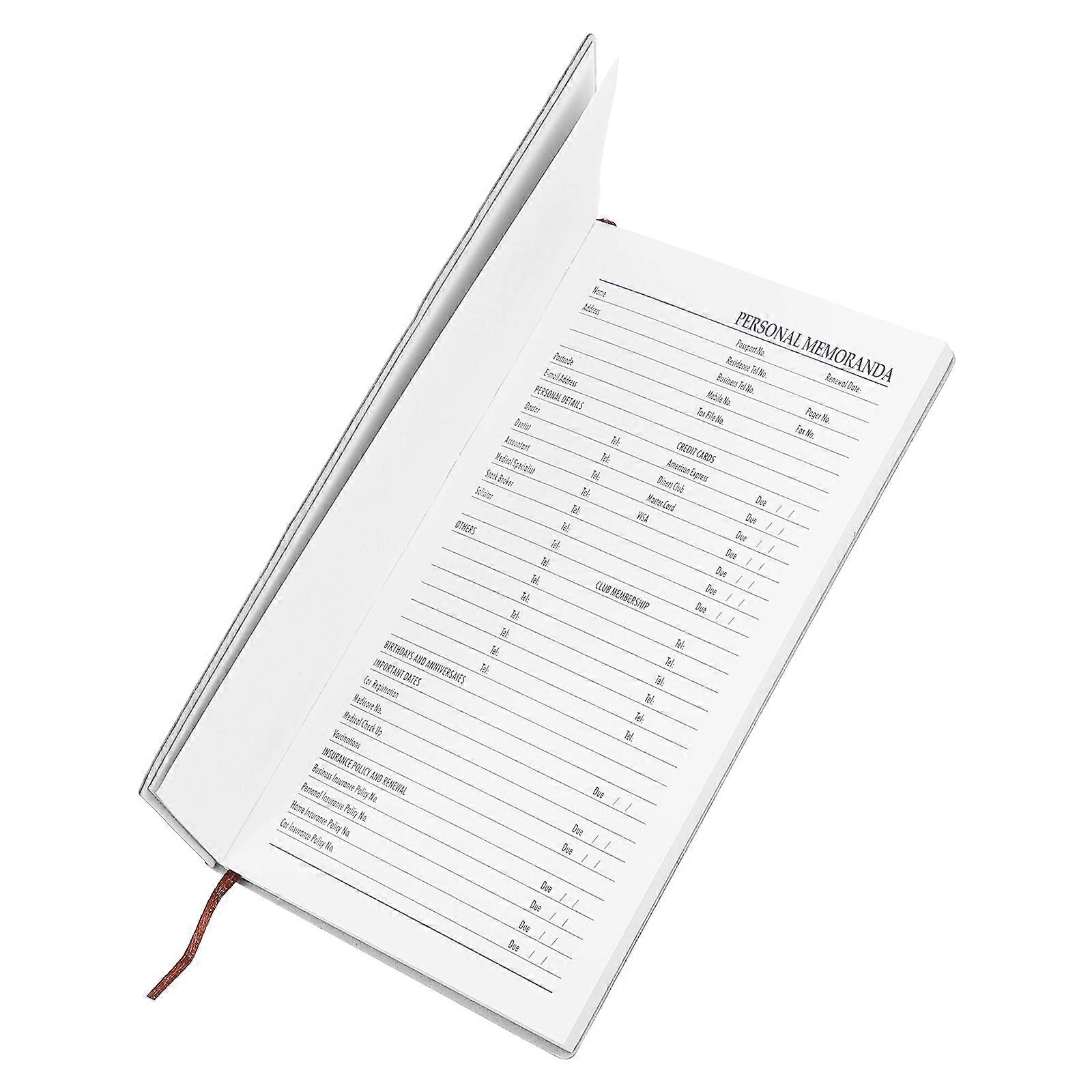 Academic Use Pocket Size Notebook For Creatives 2026 Elegant Thick Paper Planner 4Pcs