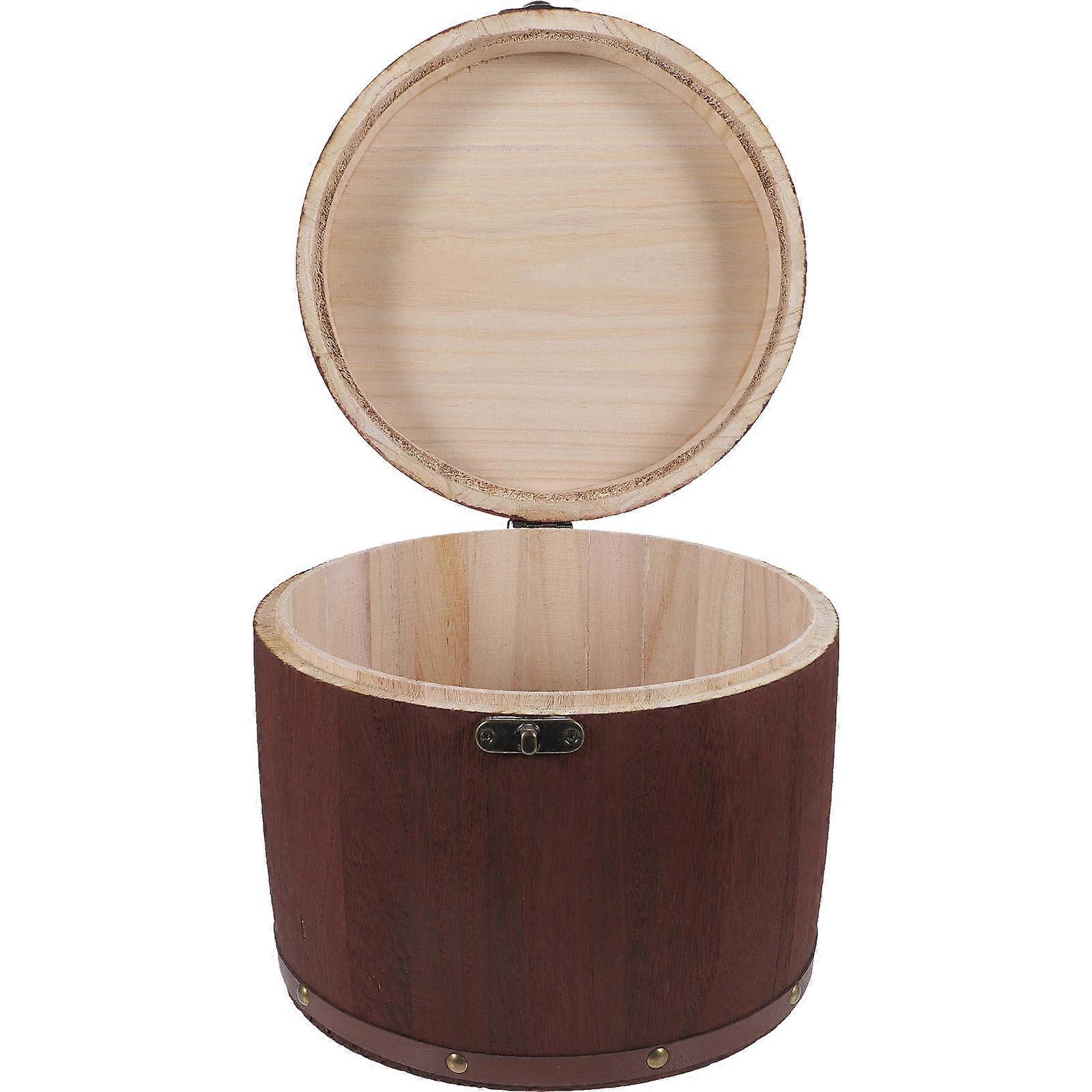 Storage Rack Wooden Tea Canister for Kitchen Use 1 Piece