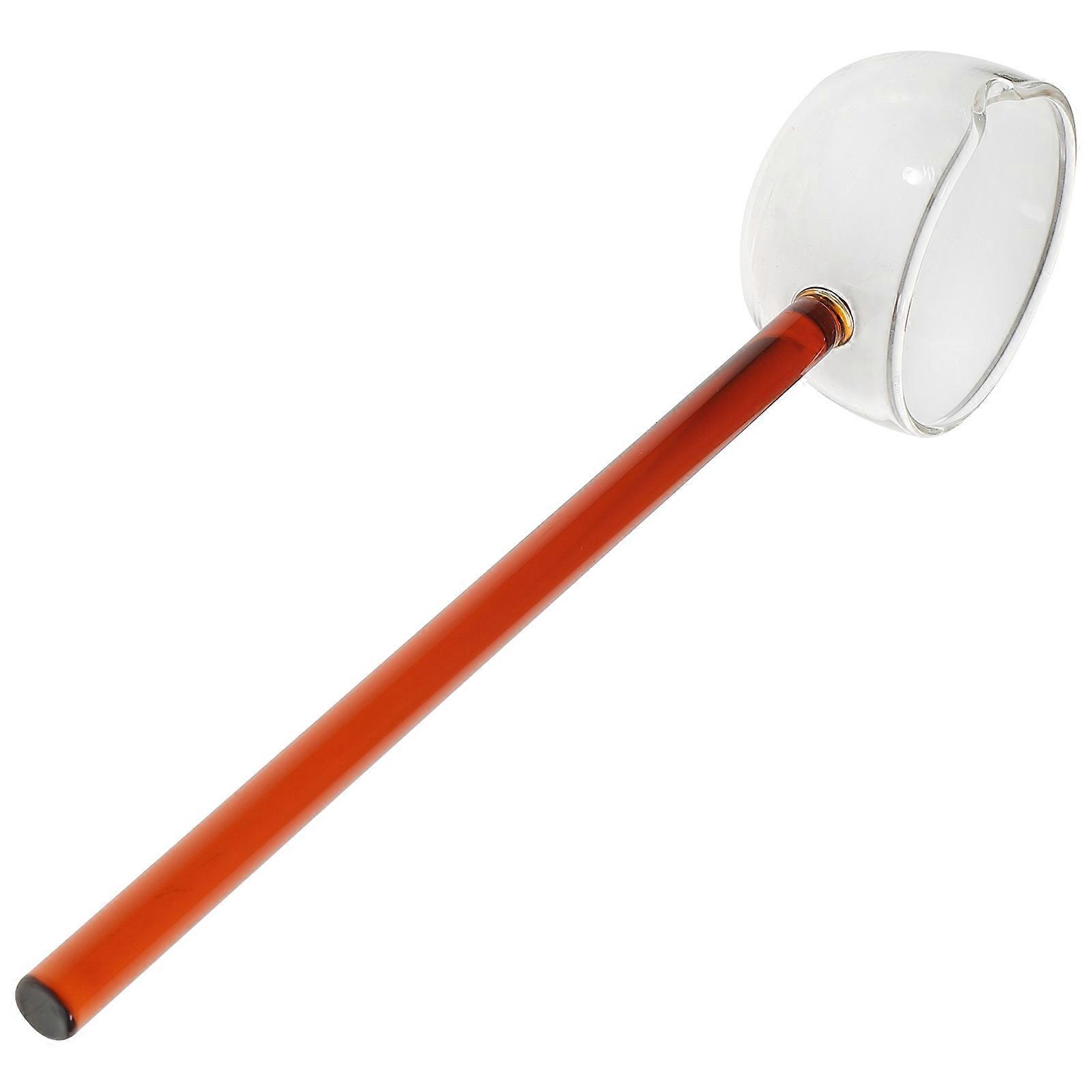 Kitchen Spoon 3Pcs Glass Stirring Spoon Ideal For Bar Use Elegant Style With Long Handle For Serving Desserts
