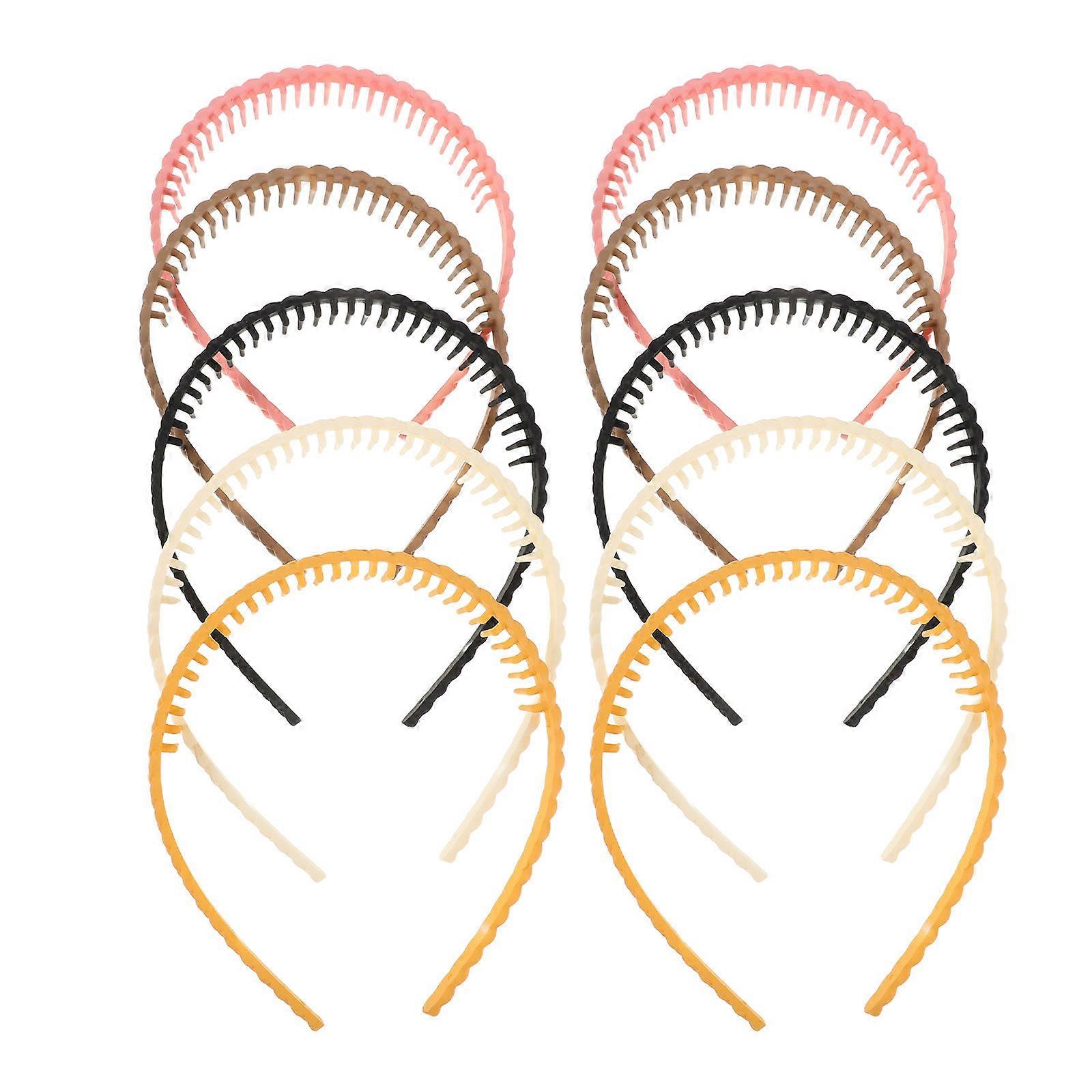 Non-Slip Stretchy Women Headbands Designed For Daily Wear And Face Washing In Assorted Color With Unique Braided Shape 50Pcs
